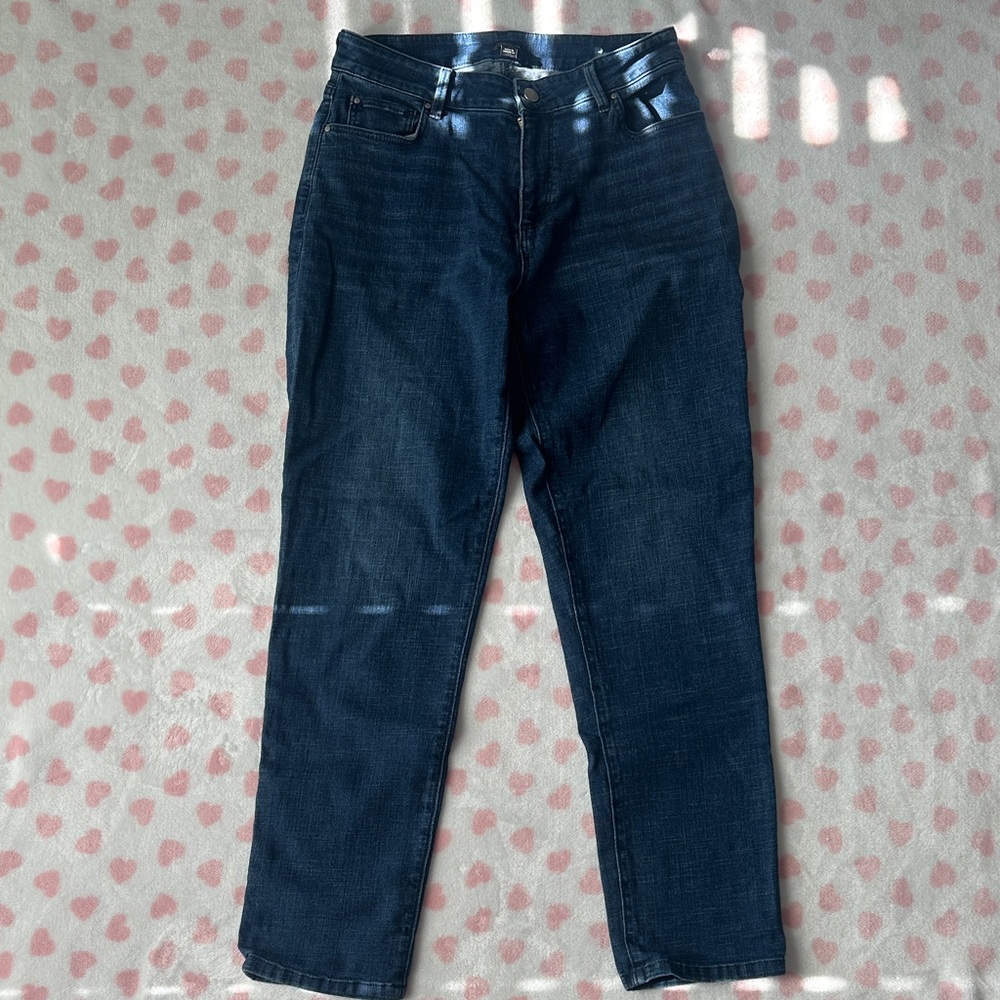 Ann Taylor Factory Dark Blue Denim Jeans